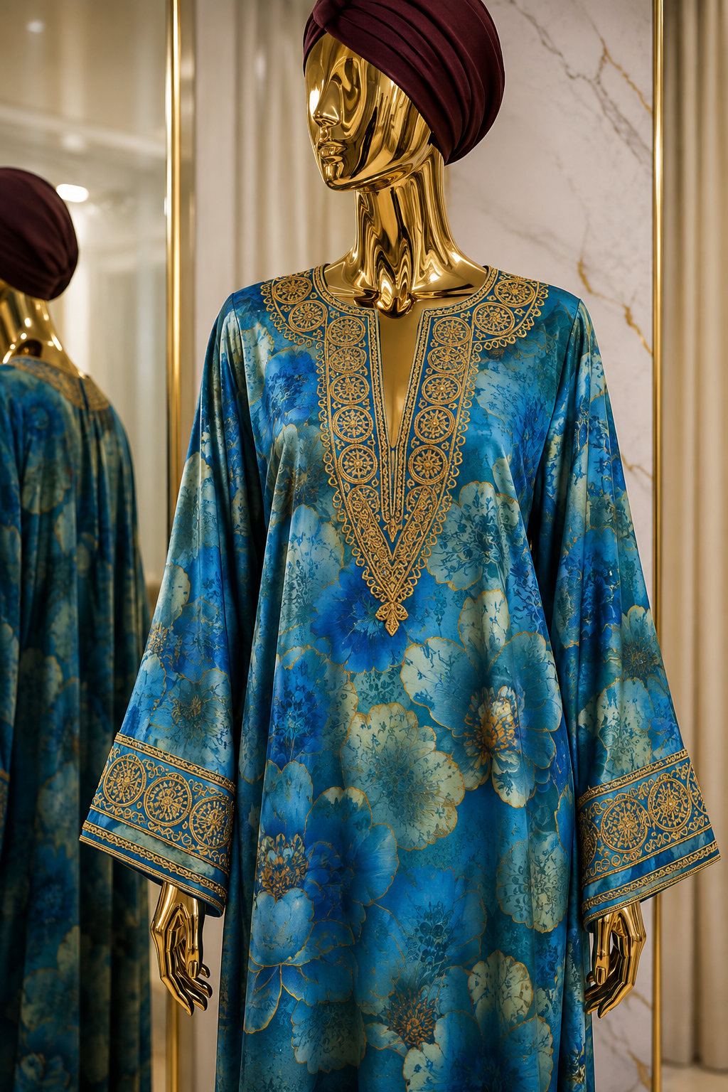 Sultana Kaftan Maroon